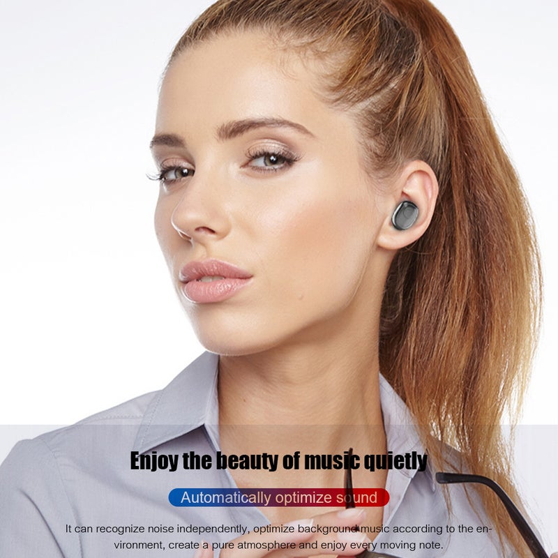 Generic - G6S TWS BT 8D Wireless Mini Earphones With 3500mAh Power Bank White - Image 1