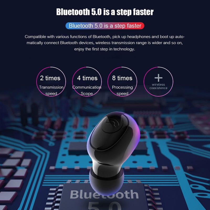 Generic - G6S TWS BT 8D Wireless Mini Earphones With 3500mAh Power Bank White - Image 1
