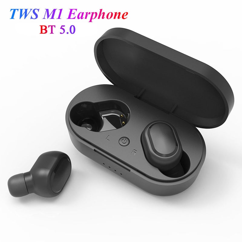 Generic - M1 TWS BT 5.0 Wireless Earphones For Android/iOS/PC/Tablet Black - Image 1
