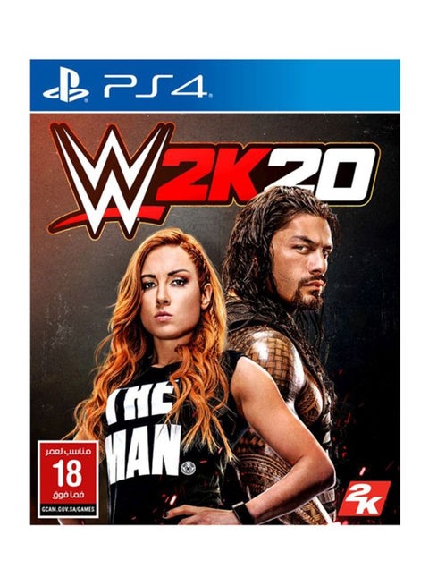 Wwe 2K20 Game With Adjustable Shoulder-Strap Case Bag - PlayStation 4 (PS4)
