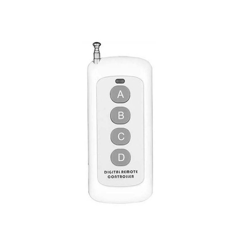 1000m Long Range Distance High Power 4CH Wireless Remote Control Transmitter White 12 x 9 x 1.5cm - Image 1