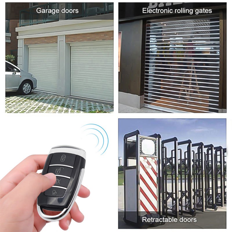 280-915MHz Wireless Remote Control Duplicator Key Fob Black 9 x 6 x 1.5cm - Image 3