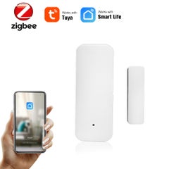 ZigBee Tuya Wireless Alarm Sensor For Door and Window White 8.5 x 5.5 x 2.5cm