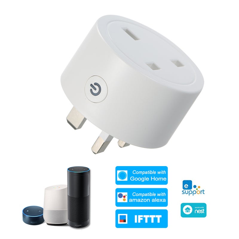 eWeLink Mini Smart WiFi Socket White 6 x 6 x 6cm  - Image 1