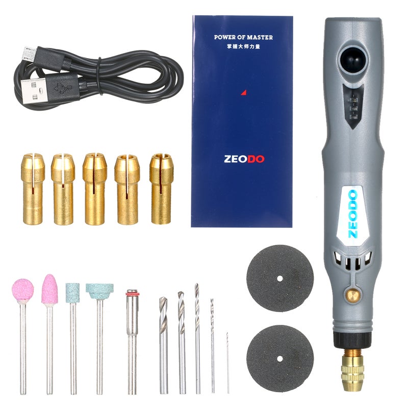 Generic Multifunctional Mini Handheld Electric Grinder Set multicolour 21 x 6 x 8cm  - Image 1