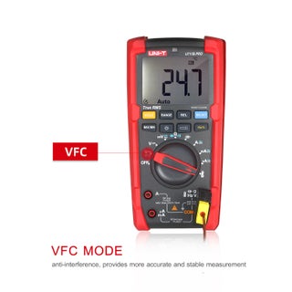 مقياس متعدد رقمي يوني تي ترو RMS أحمر 24.5 x 7 x 18سم - v1603381992/N40508621A_1