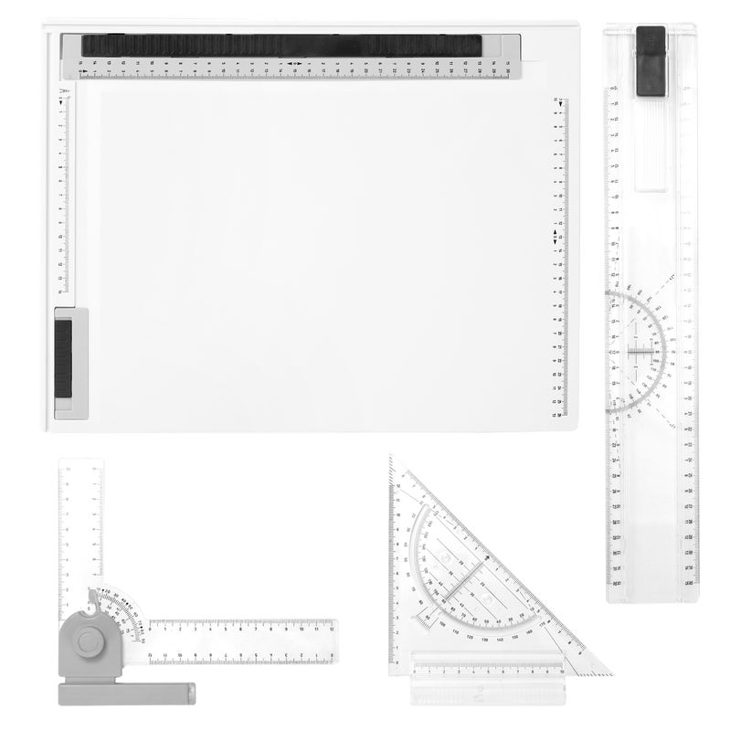A4 Picture Drawing Board Cartographic Platform with Smooth Guide Rails multicolour 49 x 3 x 31cm  - Image 4