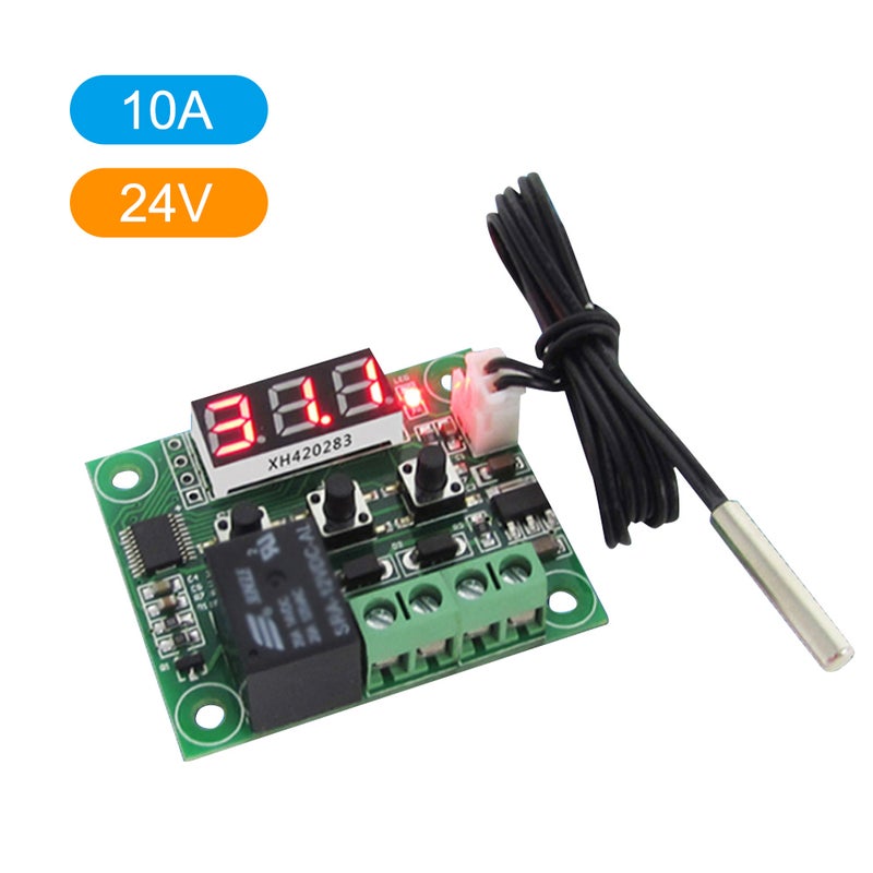 Generic W1209 Digital Temperature Controller Board multicolour 5 x 2.5 x 4cm  - Image 1