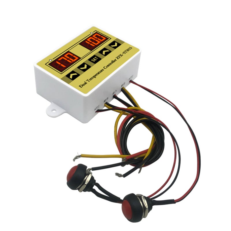 ZFX-ST3015 Microcomputer Intelligent Digital Timer Orange 7.6 x 3.1 x 5.5cm - Image 3
