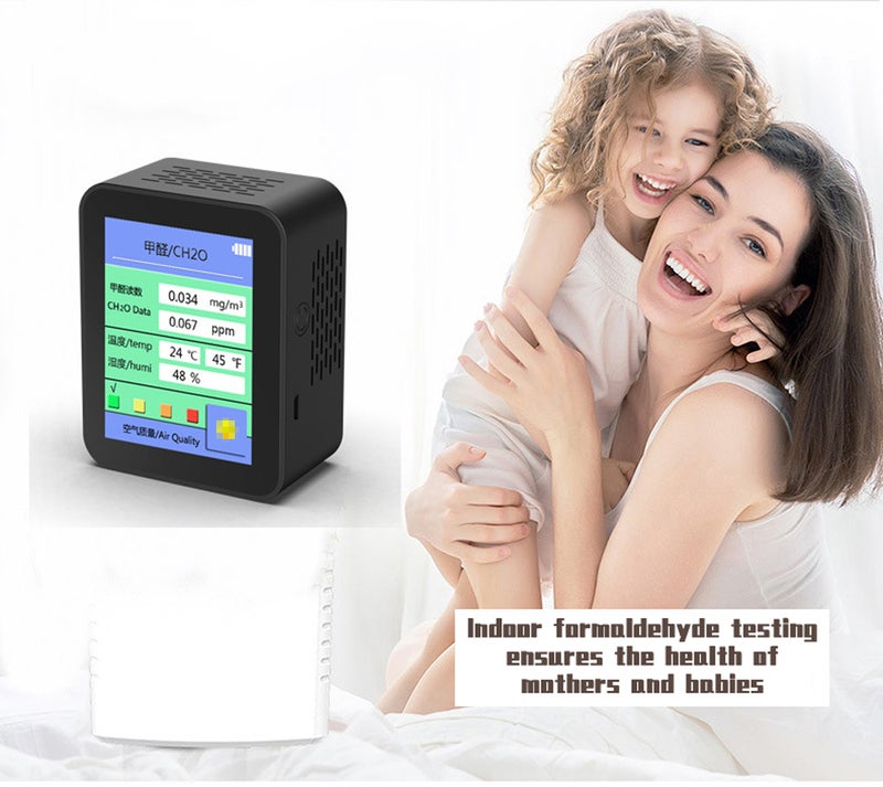 Air Quality Temperature Detector Black 9.20X4.20X7.20cm  - Image 3