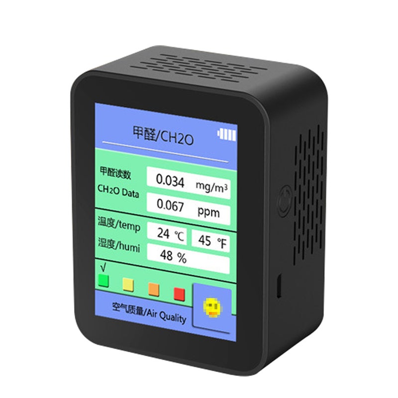 Air Quality Temperature Detector Black 9.20X4.20X7.20cm  - Image 2