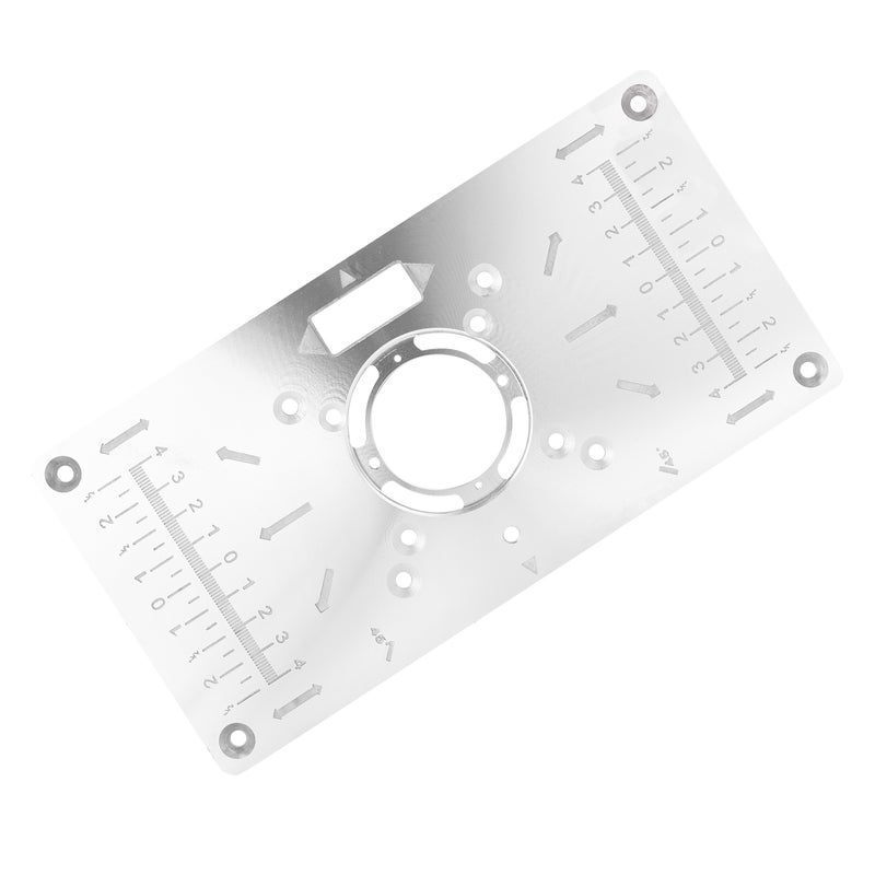 Multifunctional Router Table Insert Plate multicolour 28 x 1.5 x 18.5cm
