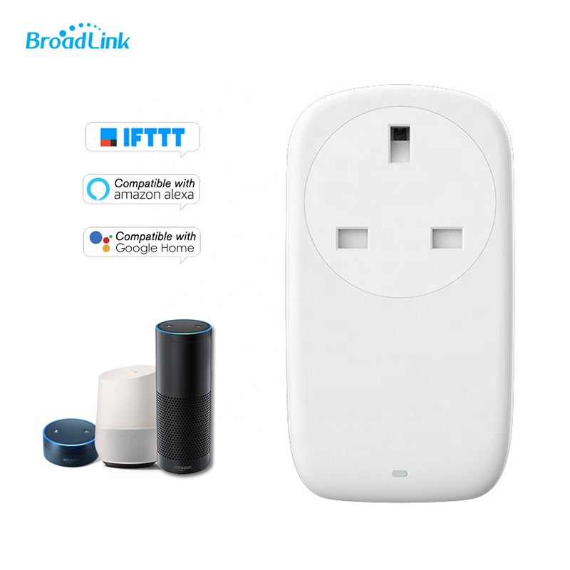Broadlink - BroadLink BestCon SP4L-UK WiFi Plug 16A Electrical Socket White 10.5 x 8 x 6.5cm - Image 1