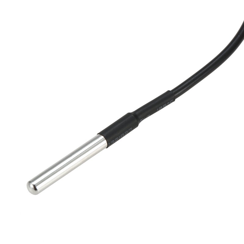 SONOFF - 3 Pieces Sonoff Waterproof DS18B20 Temperature Sensor Black 12 x 8 x 6cm - Image 1