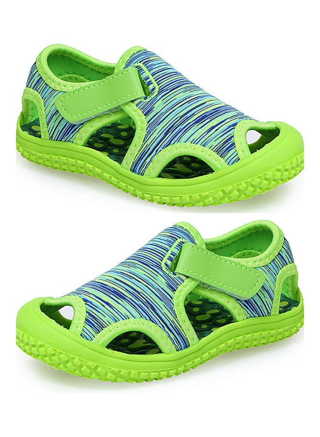 Generic - Kids Summer Camouflage Non-Slip Soft Soled Flat Shoes Closed Toe Beach Sandals Camouflage Green - Image 1