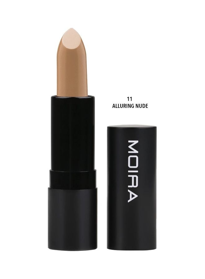 moira Defiant Lipstick 11 Alluring Nude  - Image 1