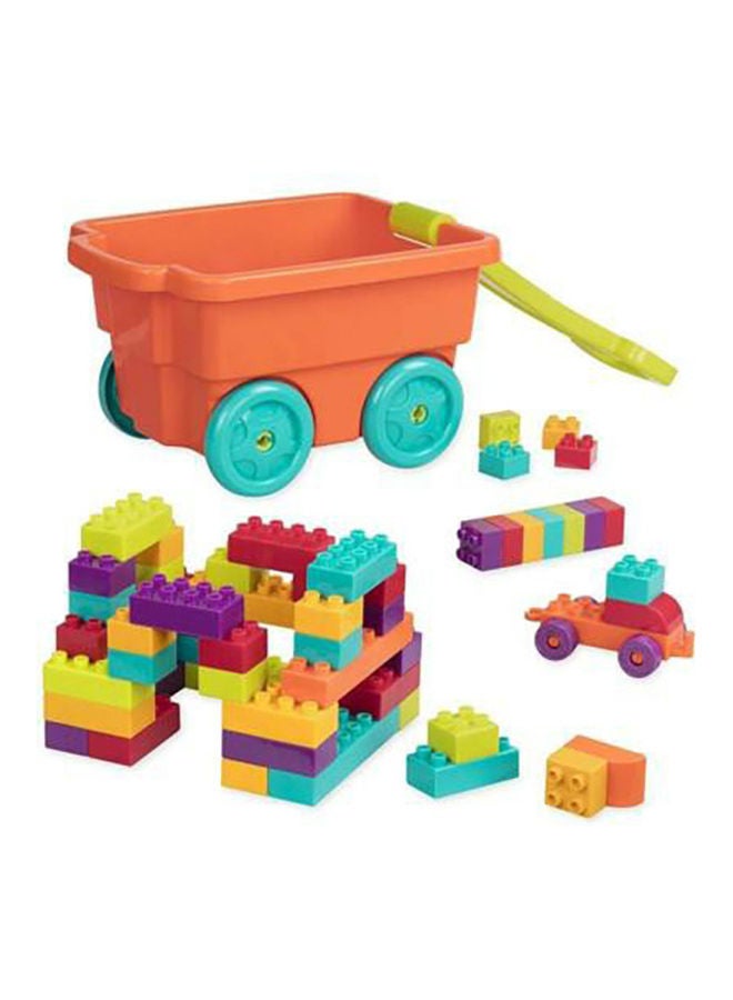 BATTAT BT2539Z 54-Piece Locbloc Wagon Building Toy 8+ Years - Image 1