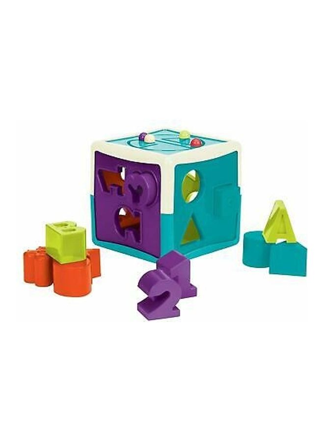 BATTAT 12-Piece Shape Sorter Cube  - Image 2