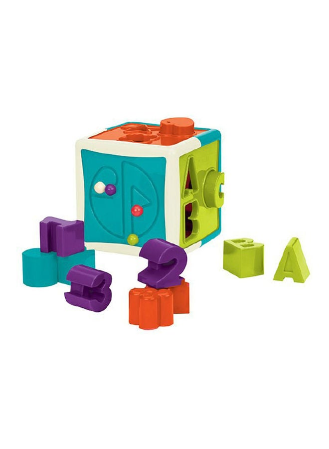 BATTAT 12-Piece Shape Sorter Cube  - Image 1