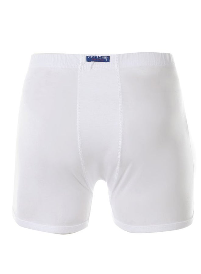 COTTONIL - 3-Piece Cotton Boxer Set White - Image 1