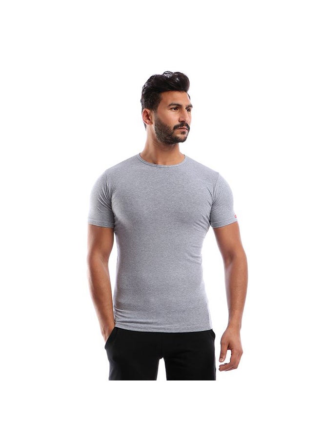 COTTONIL 4-Piece Cotton Short Sleeves Undershirt Set Multicolour  - Image 3