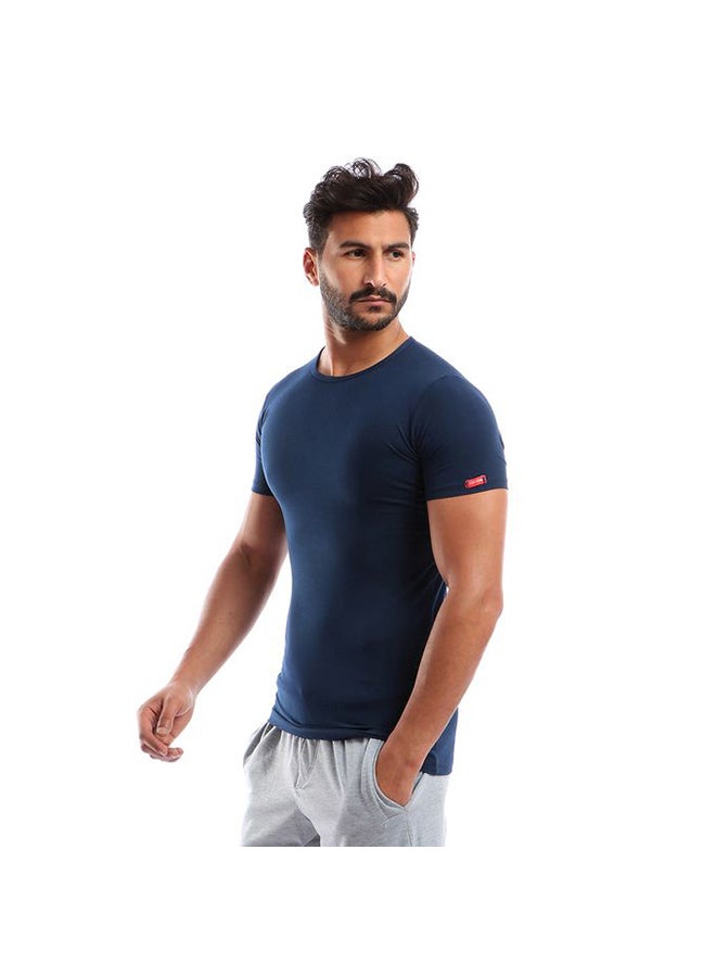 COTTONIL 4-Piece Cotton Short Sleeves Undershirt Set Multicolour  - Image 5