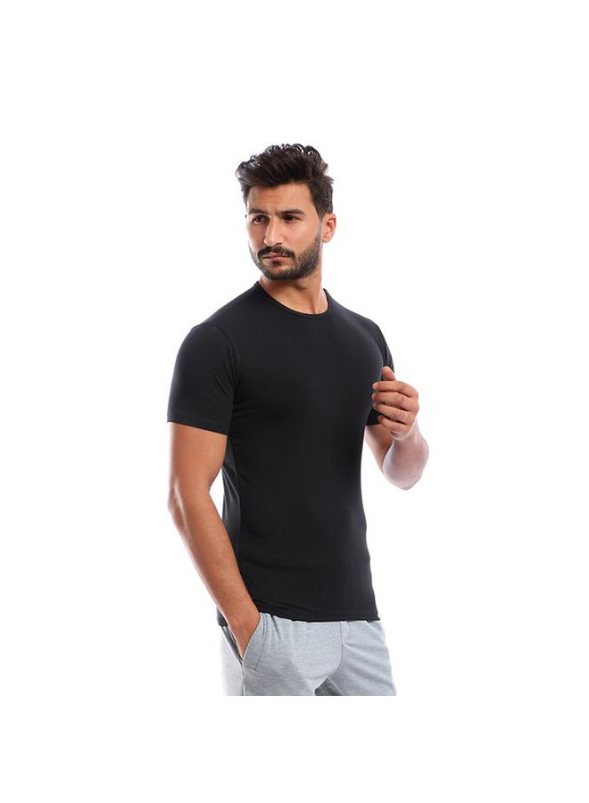 COTTONIL - 3-Piece Cotton Short Sleeves Undershirt Set Multicolour - Image 1