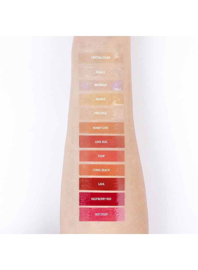 مويرا ملمع شفاه أفير جي إل جي لامع وردي - Image 3