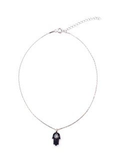 925 Sterling Silver Hamsa Designed Anklet