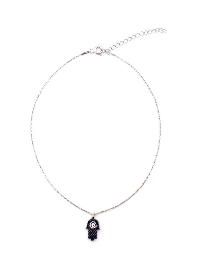 Alwan - 925 Sterling Silver Hamsa Designed Anklet - Image 1