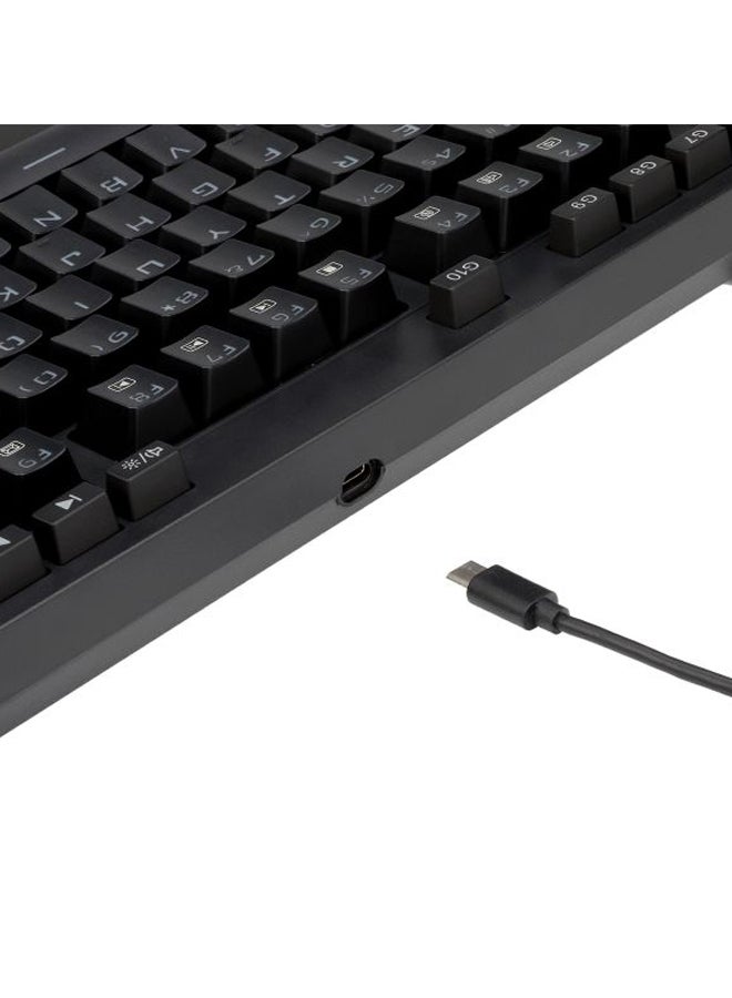 ريدراجون - Redragon K596 Vishnu 2.4G لوحة مفاتيح ميكانيكية للألعاب سلكية/لاسلكية RGB، 87 مفتاحًا لوحة مفاتيح TKL مدمجة مع بطارية 2400 مللي أمبير في الساعة، 10 مفاتيح ماكرو مدمجة ومسند للمعصم، وقت تشغيل 10 ساعات، مفاتيح حمراء - Image 1