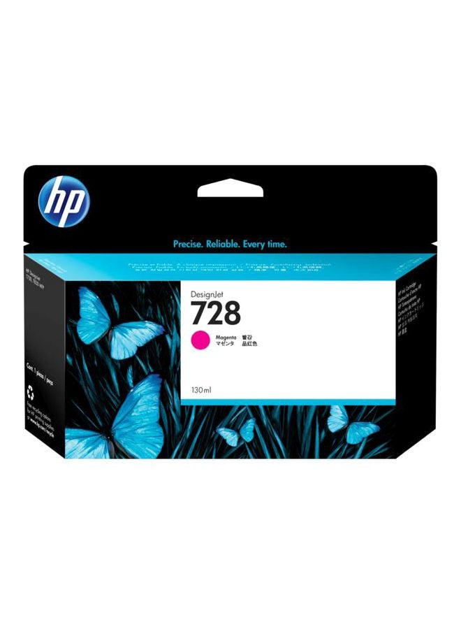 HP 728 DesignJet Ink Toner Cartridge Magenta - Image 2