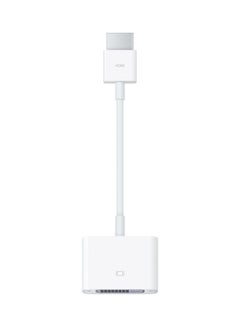 Apple HDMI To DVI Adaptor For Apple White  - Image 1