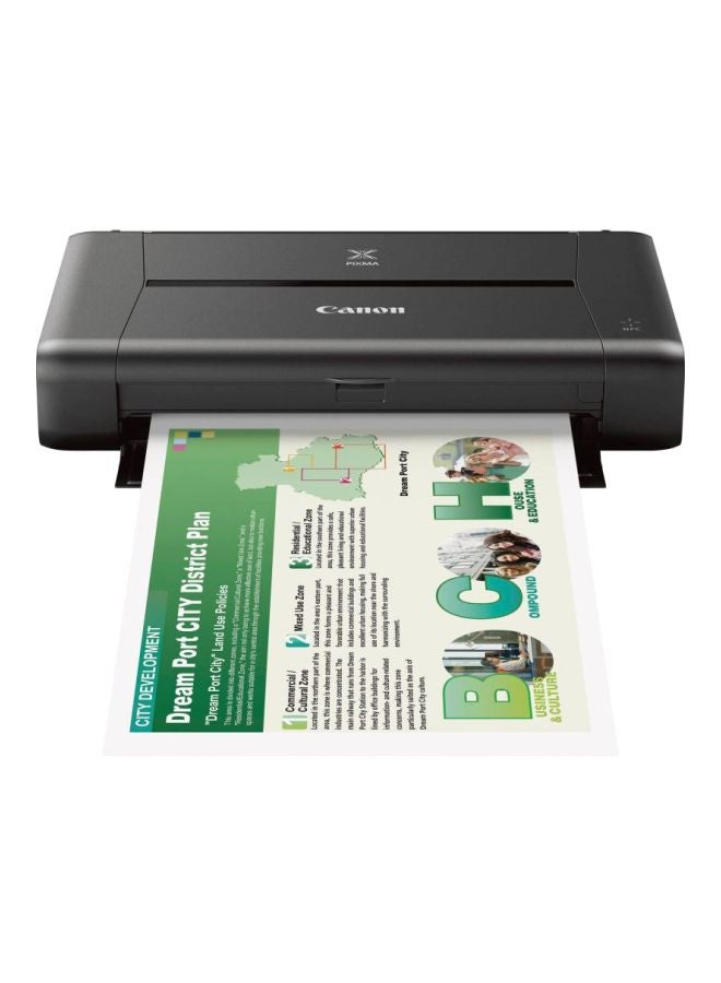 Pixma iP110 Printer With Battery And Print/Wi-Fi Function Black