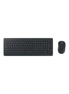 Wireless Desktop 900 Keyboard And LED Optical Mouse Set Black