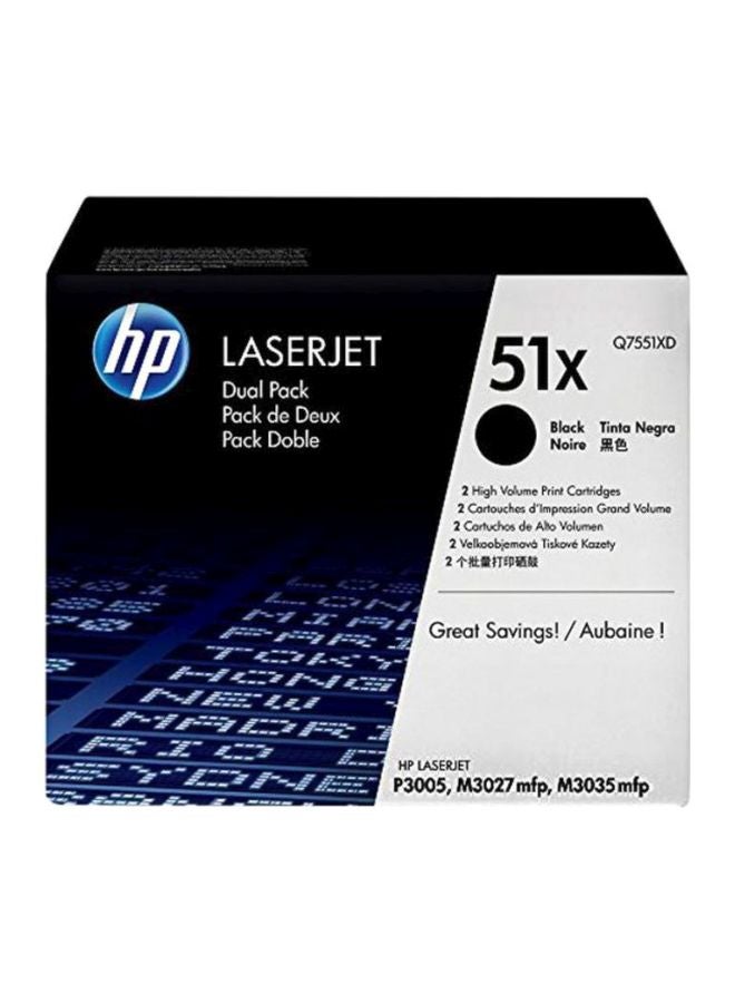 HP LaserJet High Yield Toner Cartridge 51X Black - Image 2