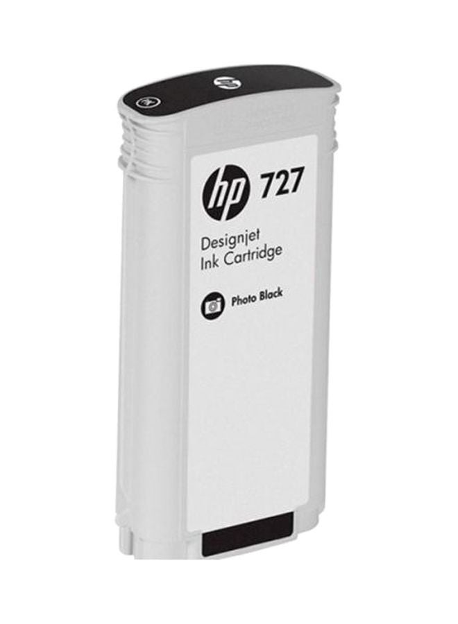 HP Design Jet Printer Ink Cartridge 727 Photo Black - Image 1