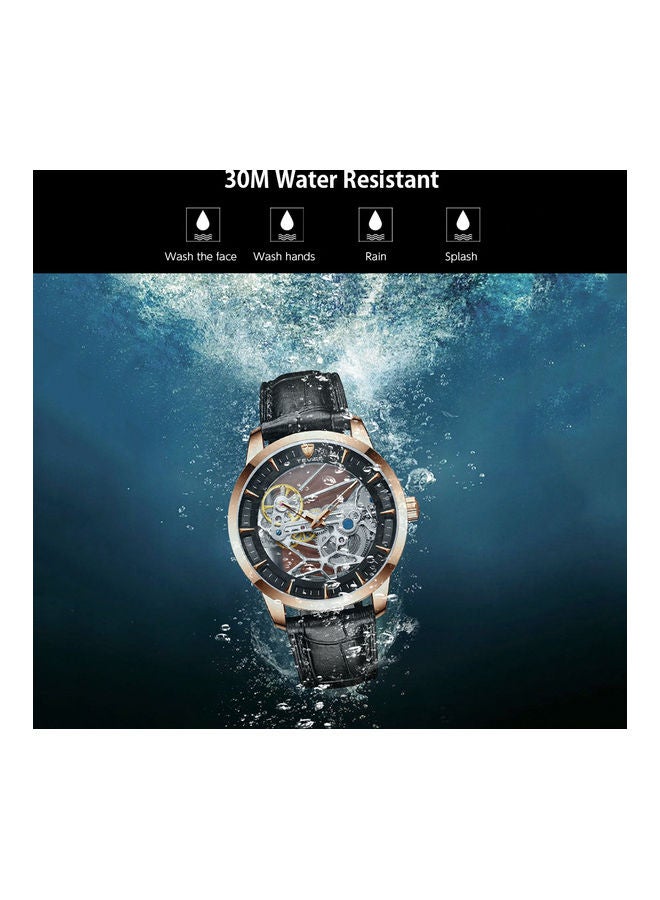 Tevise Men's Water Resistant Analog Watch J4524BL-W-KM - Image 4