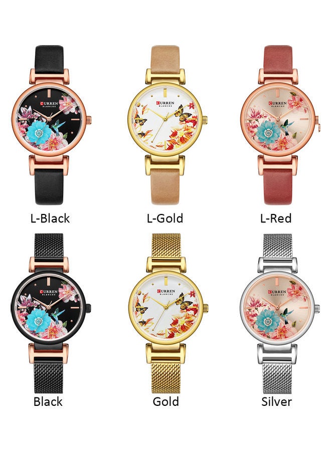 CURREN - Women's Water Resistant Analog Watch 9053 - Image 1