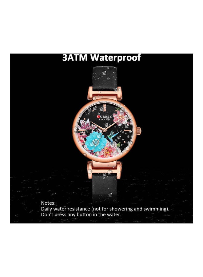 CURREN - Women's Water Resistant Analog Watch 9053 - Image 1