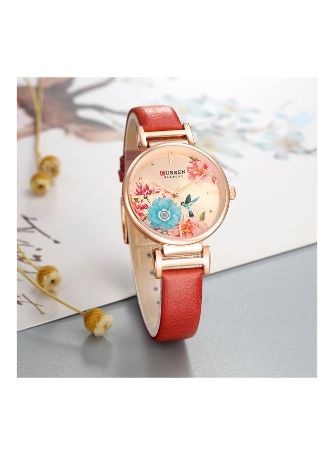 CURREN - Women's Water Resistant Analog Watch 9053 - Image 1
