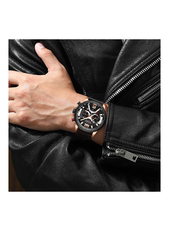 CURREN - Water Resistant Chronograph Watch 8329 - 54 mm - Black - Image 1
