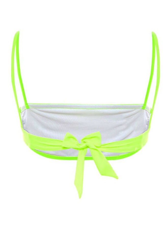 CALVIN KLEIN - Bandeau Bikini Top Safety Yellow - Image 1