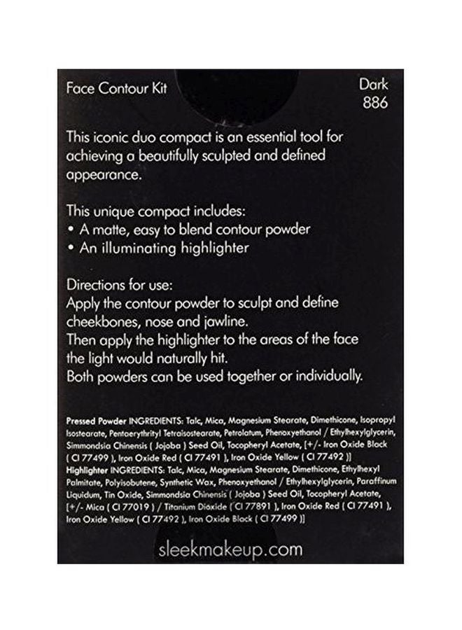 Sleek Makeup - Face Contour Kit Dark 886 - Image 1