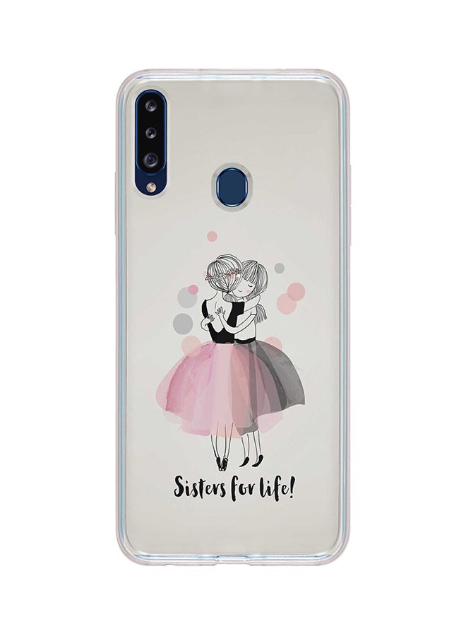 Stylizedd Protective Case Cover For Samsung Galaxy A20s Sisters For Life! 