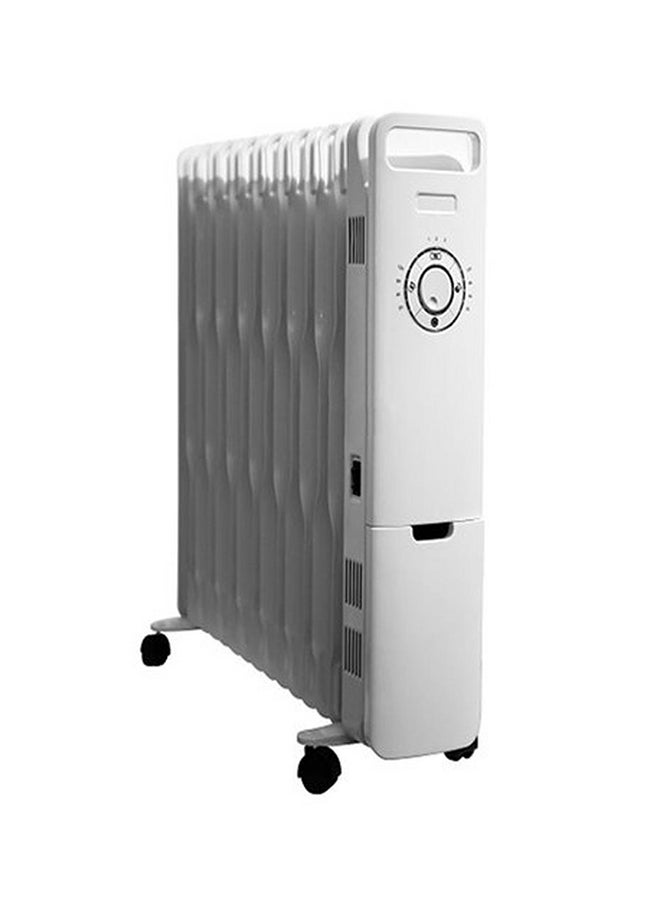 كلاس برو دفاية زيت بقدرة 2200 وات و3 أوضاع حرارة و11 ريشة 2500.0 W HD969-S11E أبيض