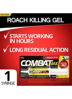 Combat Max Cockroach Killing Gel 9.4x1.6x2.1inch  - Image 2