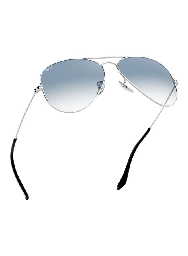 Ray-Ban Aviator Sunglasses - RB3025 003/3F - Lens Size: 58 mm - Silver  - Image 4