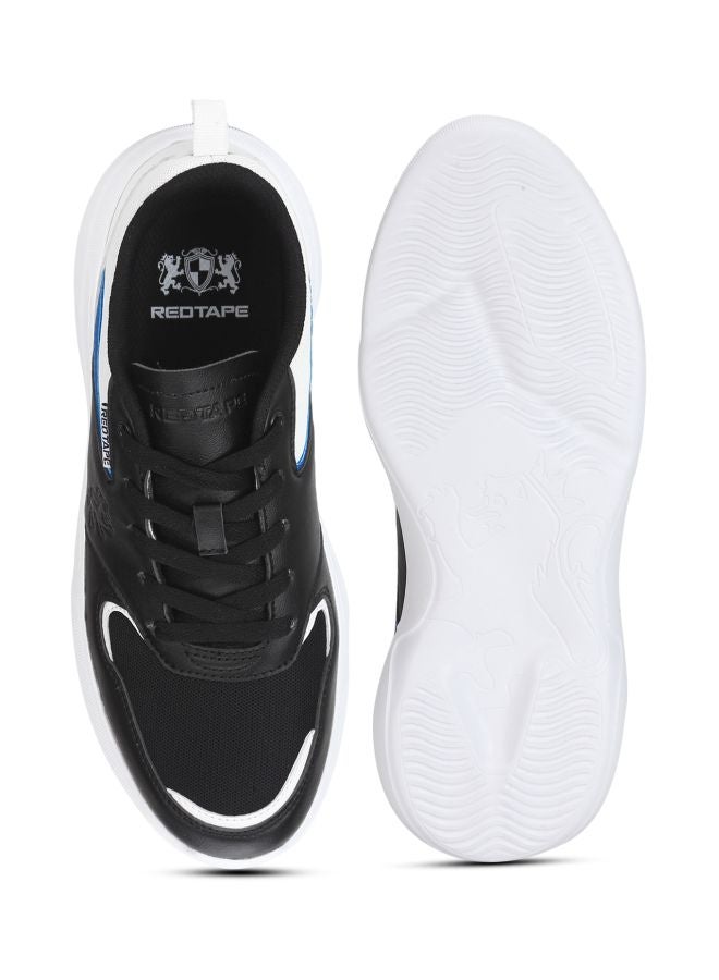 Red Tape Men's Low Top Sneakers Black/White/Blue  - Image 5