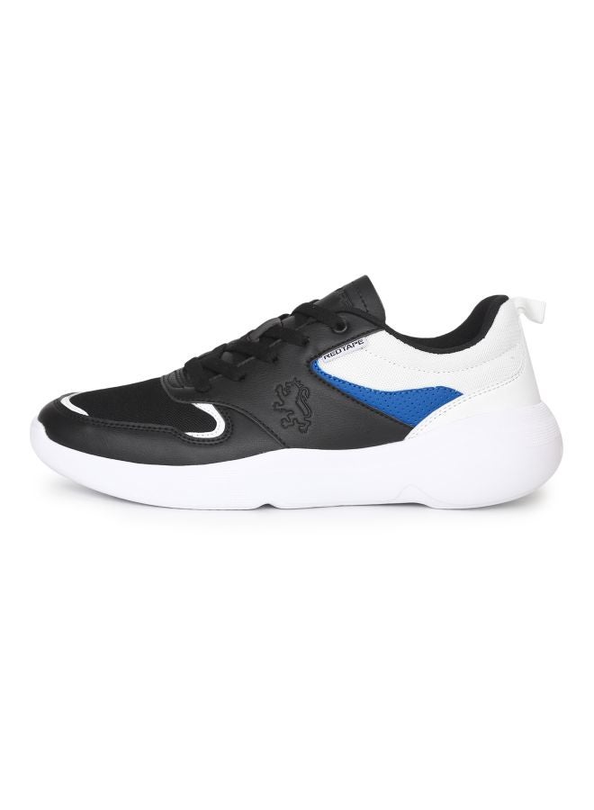 Red Tape Men's Low Top Sneakers Black/White/Blue  - Image 4